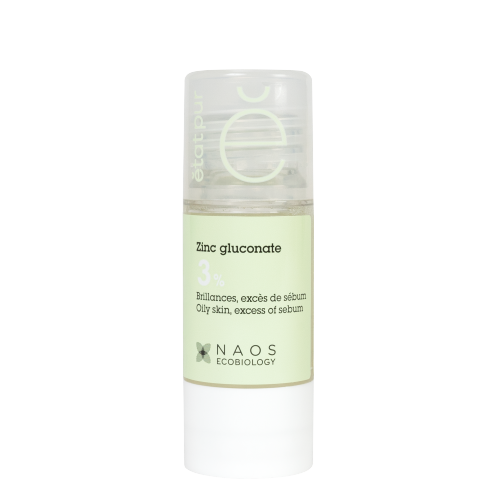 Etat Pur Zinco Gluconato 3% - Attivo Sebo Normalizzante Per Pelle Mista E Grassa - 15 Ml